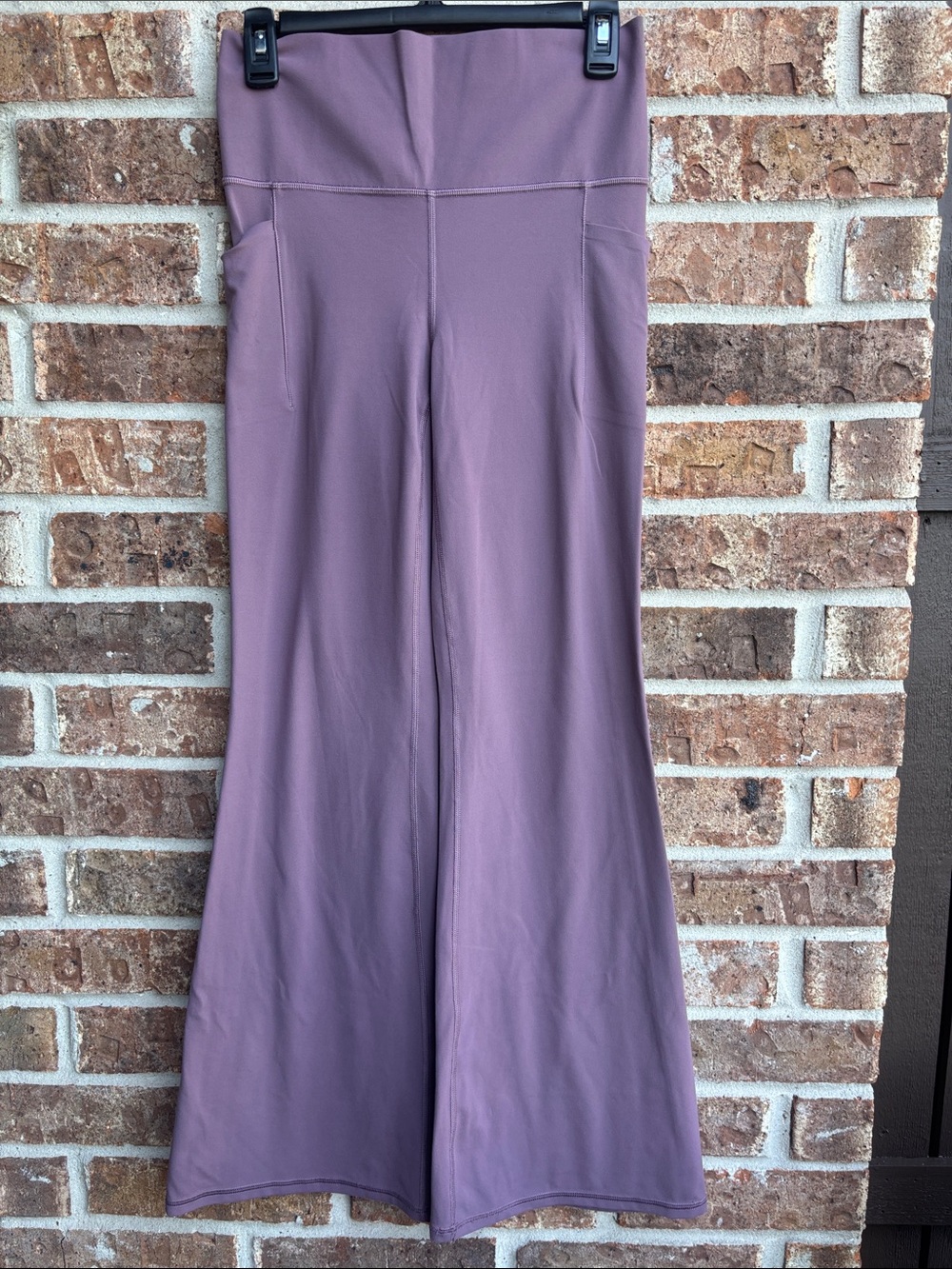 Athleta High-Waist Flared Yoga Pants - Mauve